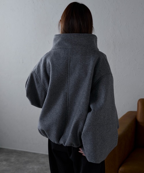 「ap retro」 ブルゾン FREE アイボリー レディース_画像4