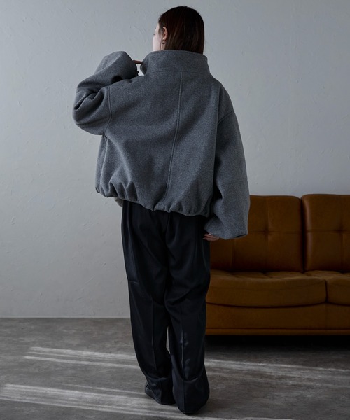 「ap retro」 ブルゾン FREE アイボリー レディース_画像9