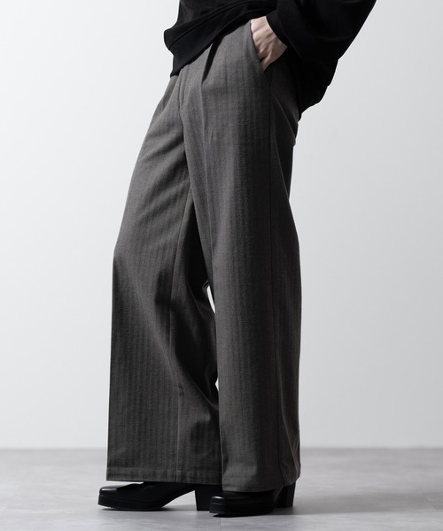 「CLEL」 スラックス S モカ メンズ_画像5