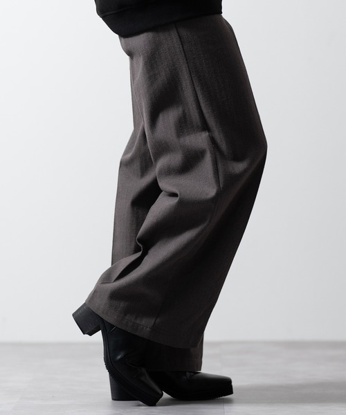 「CLEL」 スラックス S モカ メンズ_画像8