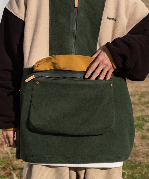 「Perushu」 ブルゾン LARGE チャコールグレー メンズ_画像9