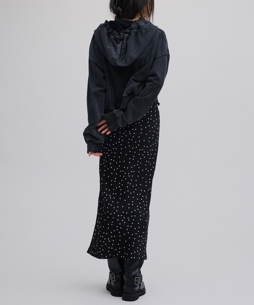 Ameri（アメリ） パーカー OYSTER SILHOUETTE HOODIE レディース