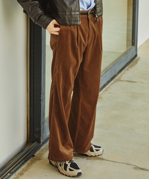 「EMMA CLOTHES」 スラックス M オリーブ メンズ_画像4