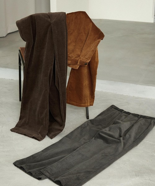 「EMMA CLOTHES」 スラックス M オリーブ メンズ_画像9