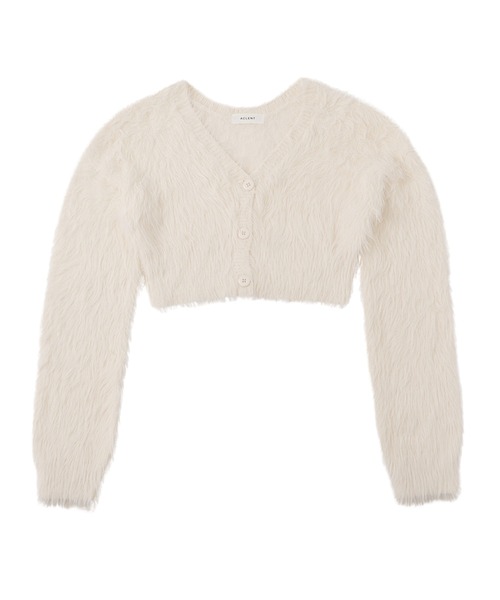 「ACLENT」 ニットボレロ FREE ブラック レディース_画像3