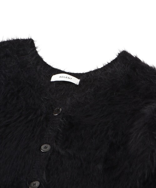 「ACLENT」 ニットボレロ FREE ブラック レディース_画像6