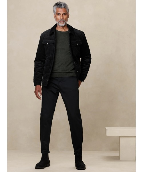 「BANANA REPUBLIC FACTORY STORE」 チノパンツ 33/30 ネイビー メンズ_画像4