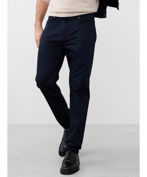 「BANANA REPUBLIC FACTORY STORE」 チノパンツ 33/30 ネイビー メンズ_画像9