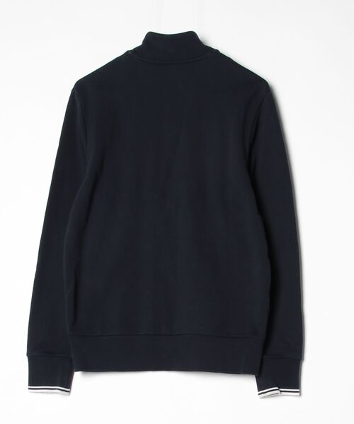 「FRED PERRY」 スウェットカットソー M ネイビー レディースの画像