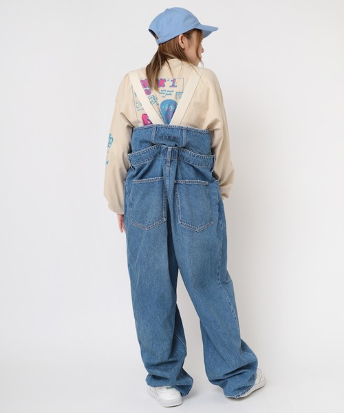 「RNA」 デニムパンツ MEDIUM ライトインディゴブルー レディース_画像2