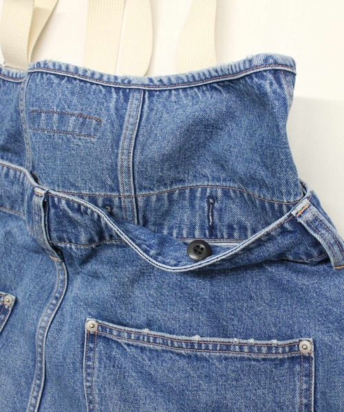 「RNA」 デニムパンツ MEDIUM ライトインディゴブルー レディース_画像9
