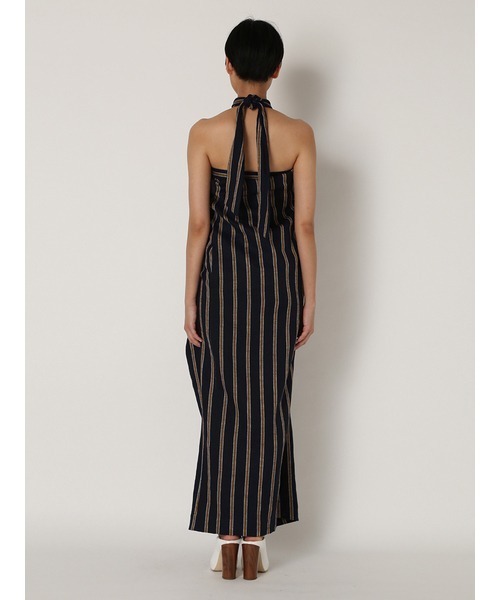 「styling/」 ホルターネックワンピース「kei shirahataコラボ」 1 ネイビー レディース_画像4