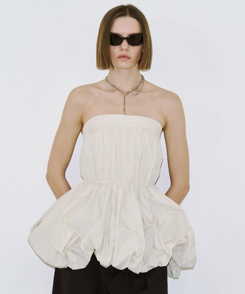 yoshipu 購入前コメント下さい ローヘン　ブラウス JOSE MOON（ジョゼムーン） ブラウス シャツ FOLD TAFFETA BLOUSE