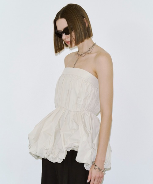JOSE MOON（ジョゼムーン） ブラウス シャツ FOLD TAFFETA BLOUSE