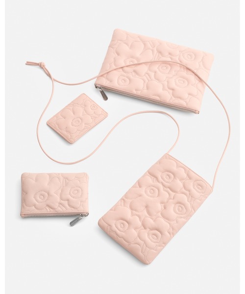 marimekko マリメッコ　巾着付き　カードケースUnikko 二つ折り財布 marimekko（マリメッコ） カードケース Unikko / Card Holder