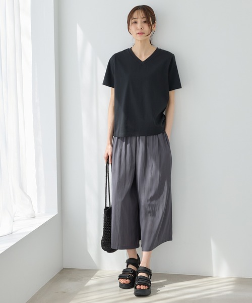 Honeys（ハニーズ） tシャツ 半袖 「ハニさら・接触冷感・UVカット