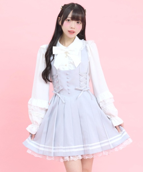 Secret Honey（シークレットハニー） ブラウス シャツ 袖ピンタック