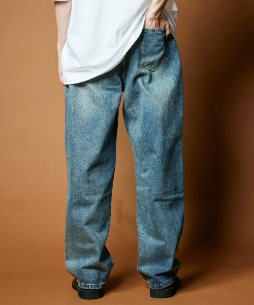 「rehacer」 デニムパンツ LARGE インディゴブルー メンズの画像