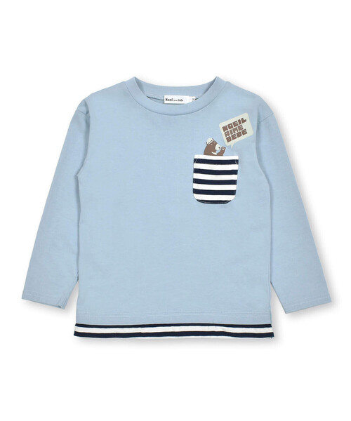 「Noeil aime BeBe」 「KIDS」長袖カットソー 90cm ブルー キッズ_画像5