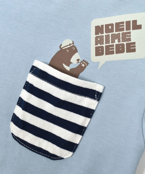 「Noeil aime BeBe」 「KIDS」長袖カットソー 90cm ブルー キッズ_画像8