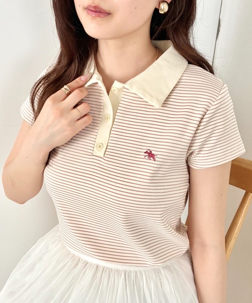 tシャツ POLOCHAMPS(ポロチャンプス)/ワンポイント刺繍 ポロシャツ