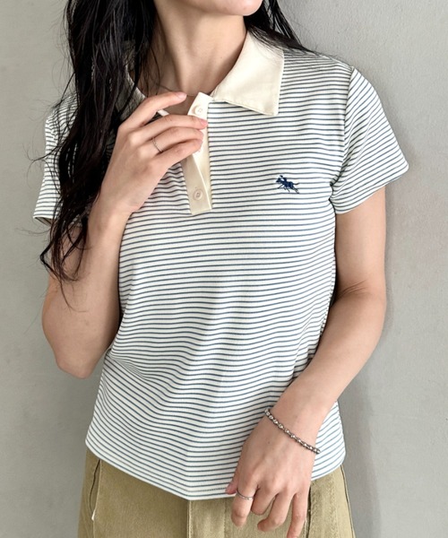 tシャツ POLOCHAMPS(ポロチャンプス)/ワンポイント刺繍 ポロシャツ