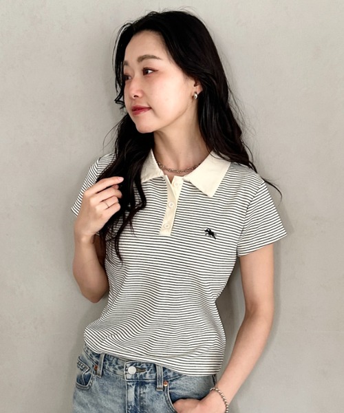 tシャツ 半袖 POLOCHAMPS(ポロチャンプス)/ワンポイント刺繍