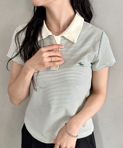 tシャツ POLOCHAMPS(ポロチャンプス)/ワンポイント刺繍 ポロシャツ