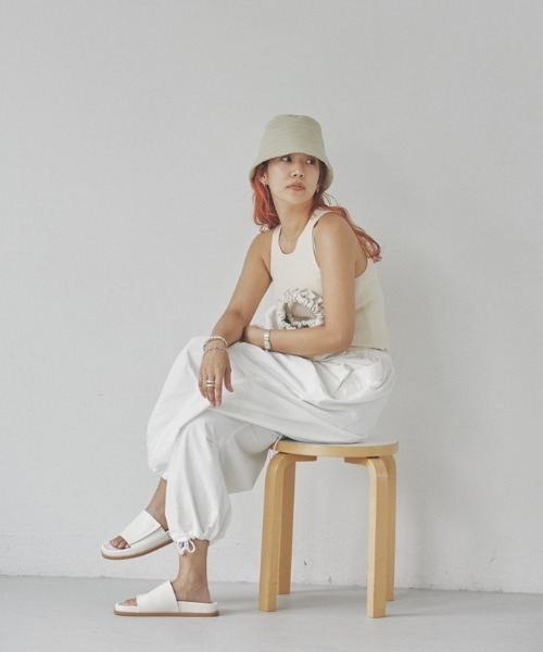 「TODAYFUL」 イージーパンツ 36inch ホワイト レディース_画像4