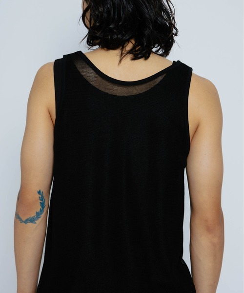 THE BOLDMAN タンクトップ Mesh Tank Top / メッシュタンクトップ
