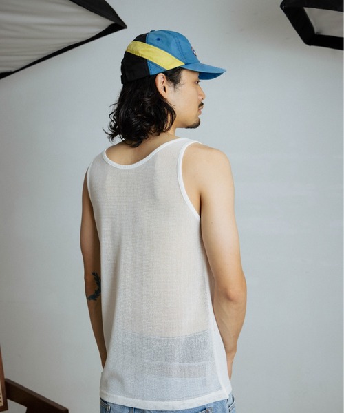 THE BOLDMAN タンクトップ Mesh Tank Top / メッシュタンクトップ