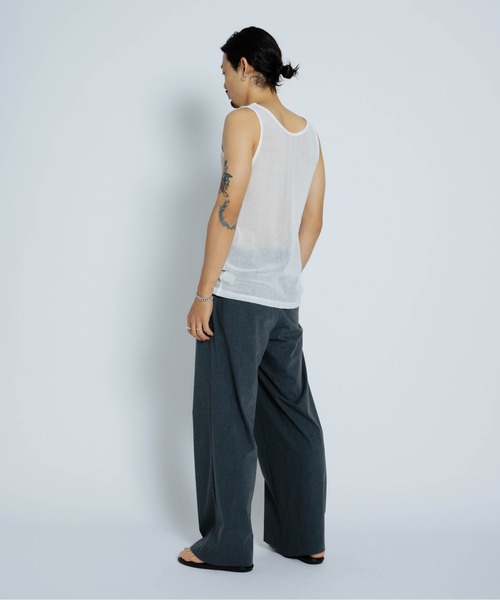 THE BOLDMAN タンクトップ Mesh Tank Top / メッシュタンクトップ