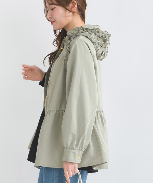 「PICCIN」 マウンテンパーカー M ライトグリーン レディース_画像7