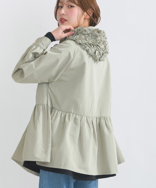 「PICCIN」 マウンテンパーカー M ライトグリーン レディース_画像8