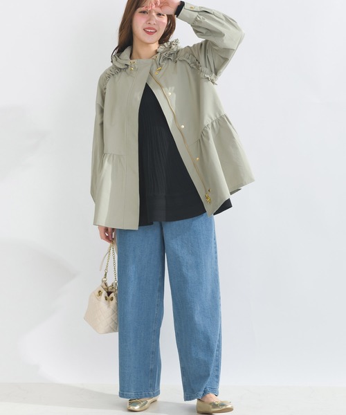 「PICCIN」 マウンテンパーカー M ライトグリーン レディース_画像9