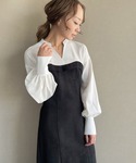 「junoah」 長袖ワンピース MEDIUM...の詳細画像1