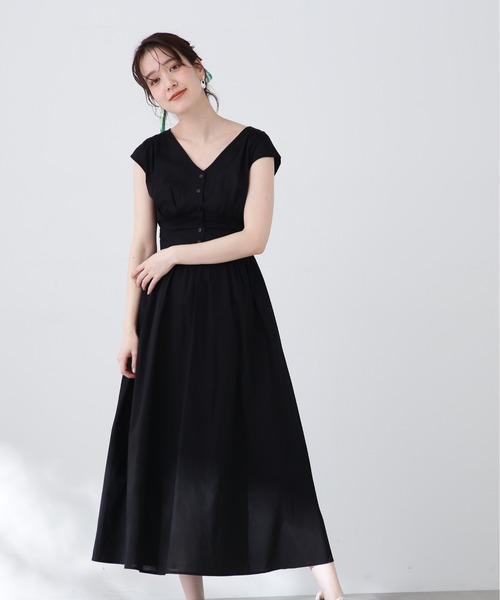 「N.（N. Natural Beauty Basic）」 ノースリーブワンピース MEDIUM スモークピンク レディース_画像2