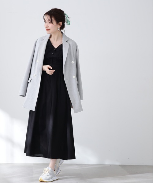 「N.（N. Natural Beauty Basic）」 ノースリーブワンピース MEDIUM スモークピンク レディース_画像6