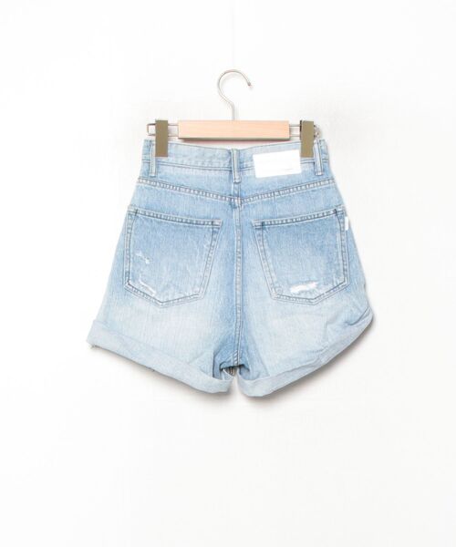 「Regalect」 デニムショートパンツ 24 ブルー レディース_画像2