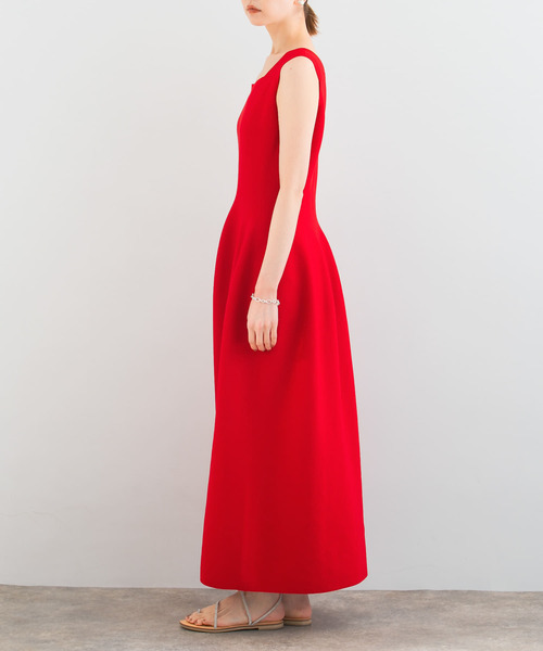 URBAN RESEARCH ROSSO WOMEN」 ノースリーブワンピース FREE レッド