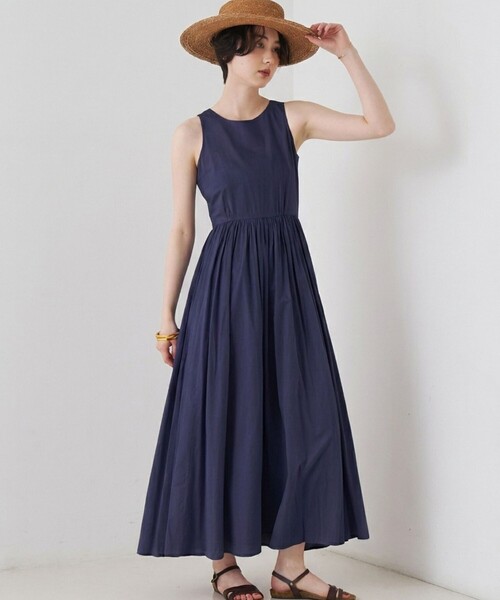 ワンピース 「MARIHA/マリハ」夏のレディのドレス ノースリーブの画像