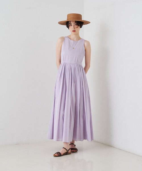 ワンピース 「MARIHA/マリハ」夏のレディのドレス ノースリーブの画像