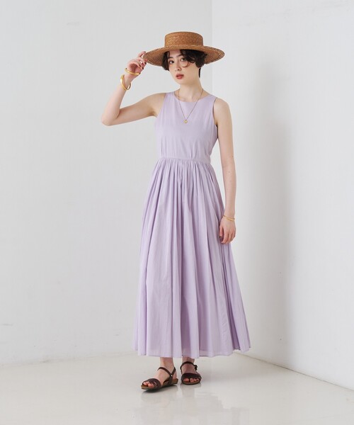 ワンピース 「MARIHA/マリハ」夏のレディのドレス ノースリーブの画像