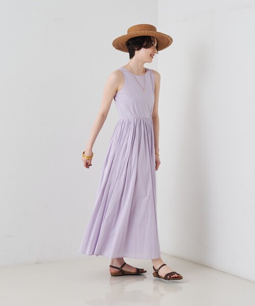 ワンピース 「MARIHA/マリハ」夏のレディのドレス ノースリーブの画像