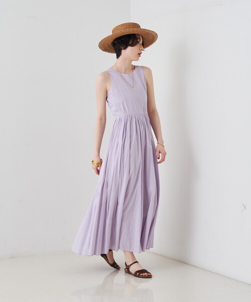 ワンピース 「MARIHA/マリハ」夏のレディのドレス ノースリーブの画像
