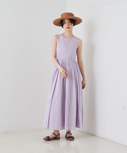 ワンピース 「MARIHA/マリハ」夏のレディのドレス ノースリーブの画像