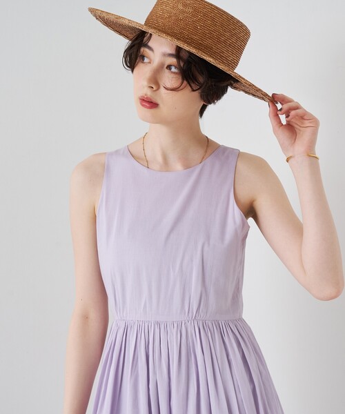 ワンピース 「MARIHA/マリハ」夏のレディのドレス ノースリーブの画像