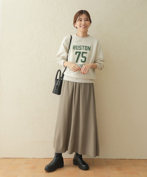 「URBAN RESEARCH DOORS」 スウェットカットソー MEDIUM オートミール レディース_画像4