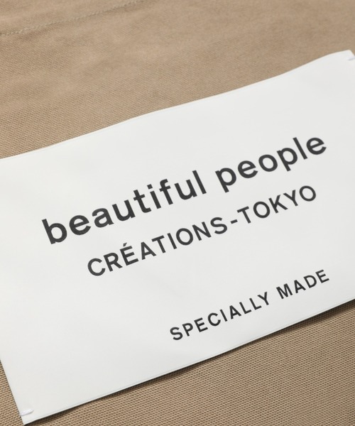 「beautiful people」 トートバッグ FREE グリーン レディース_画像3