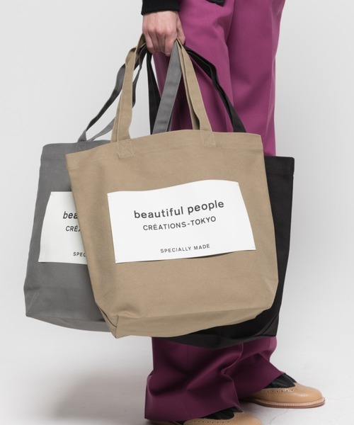 「beautiful people」 トートバッグ FREE グリーン レディース_画像6